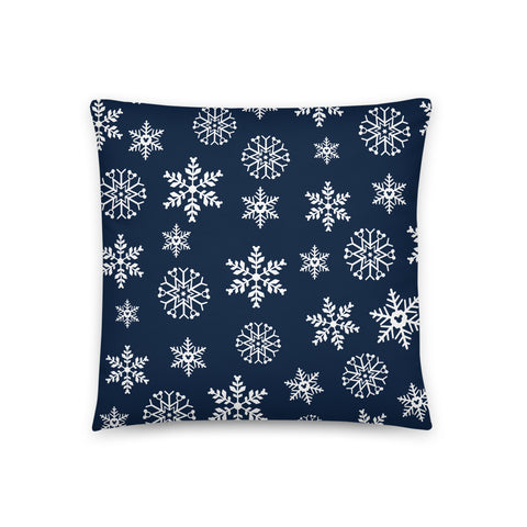 Hidden Snowflake Throw Pillow