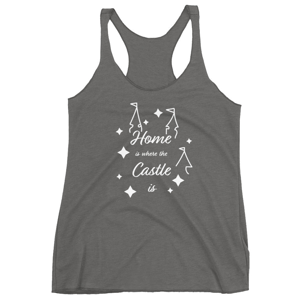 Home is Where the Castle Is Racerback Tank