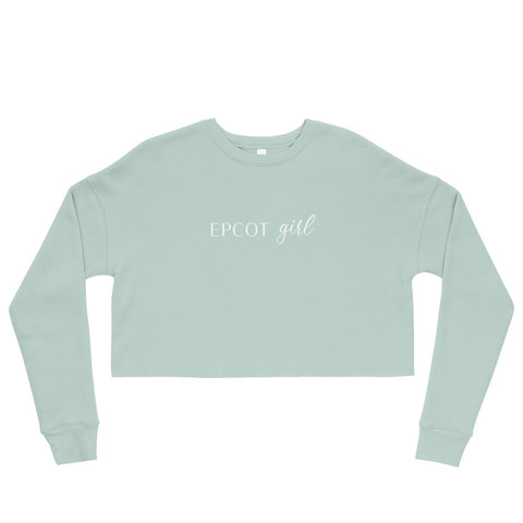 Epcot Girl Crop Sweatshirt