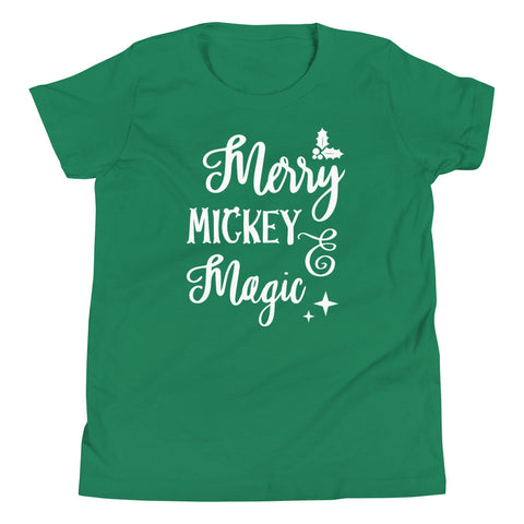 Mickey Merry Magic Youth Short Sleeve T-Shirt
