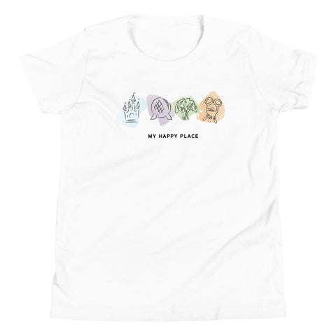 My Happy Place Youth Short Sleeve T-Shirt