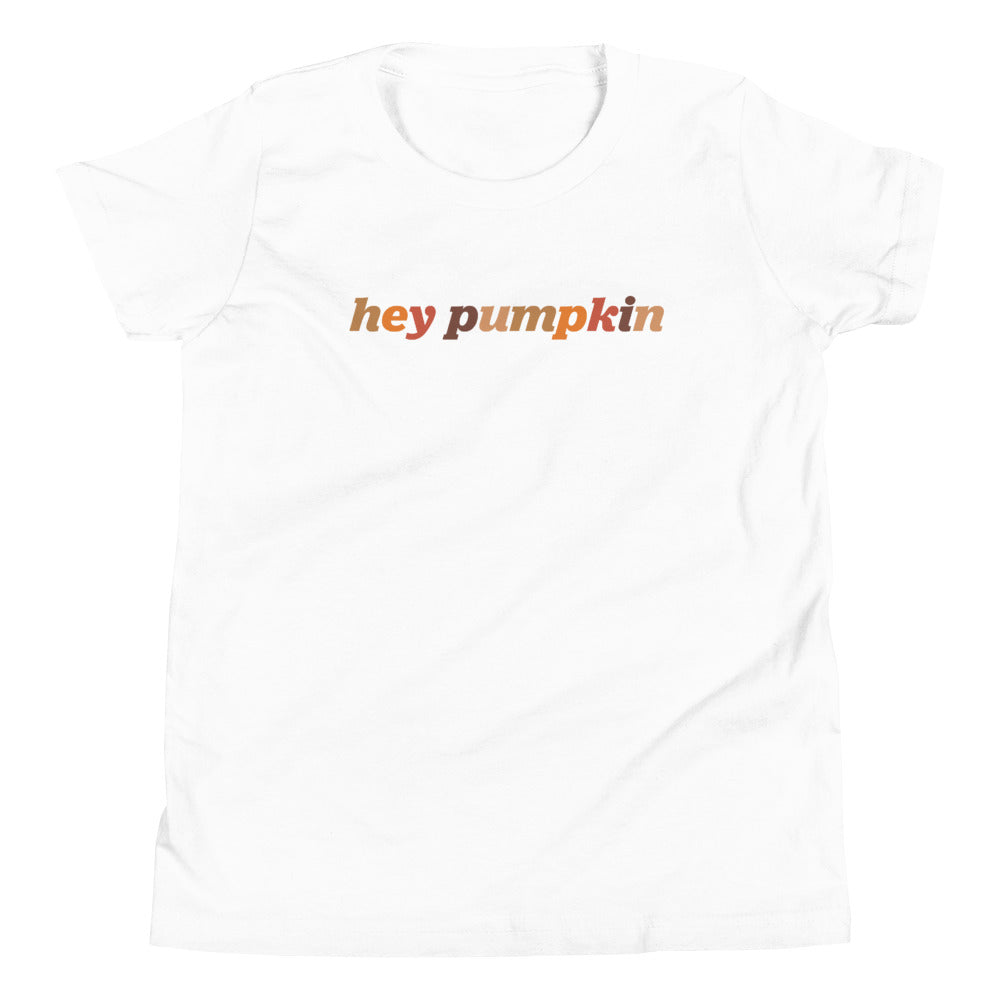 Hey Pumpkin Youth Short Sleeve T-Shirt
