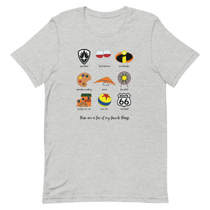 California Adventure Favorites Unisex T-Shirt
