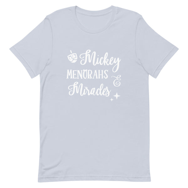 Mickey Menorahs and Miracles Unisex T-Shirt