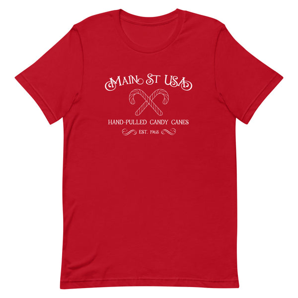 Main St Candy Canes Unisex T-Shirt
