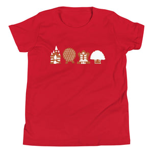 Gingerbread in FL Youth Short Sleeve T-Shirt