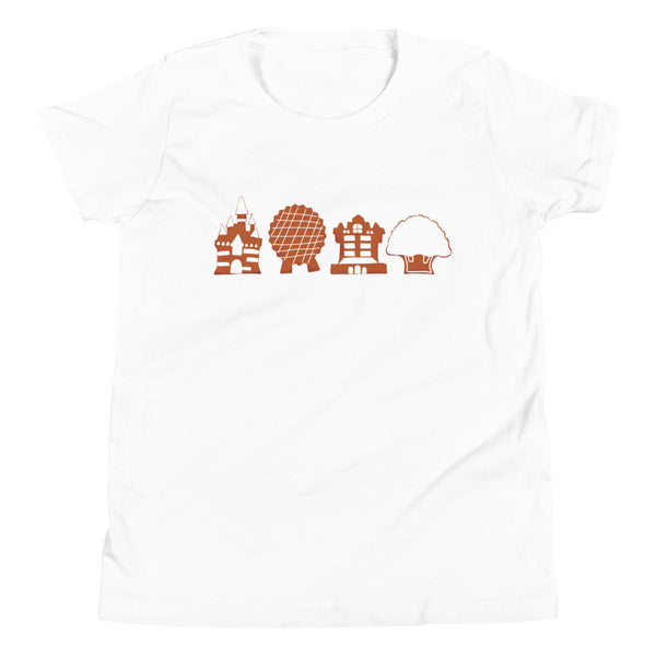 Gingerbread in FL Youth Short Sleeve T-Shirt